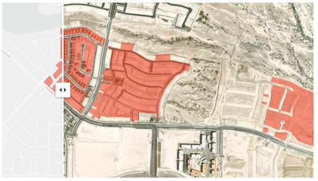 Las Vegas Residential Infill Potential at parcel level